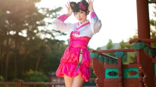 阿狸cos：这就是高丽风情九尾妖狐，你懂吗